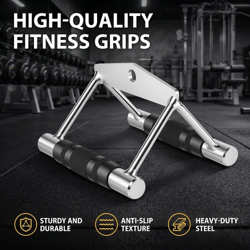 Double seated row close - seated, grip