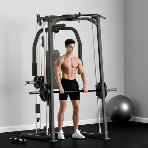 Multigym smith machine - 3-in-1,