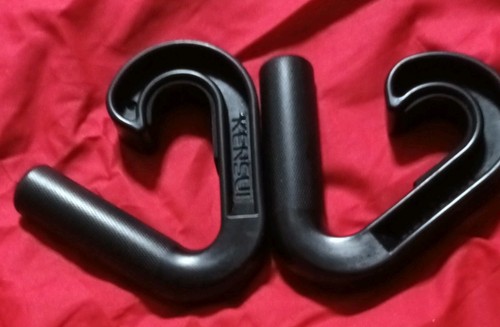 Kensui black gym hooks pair - black,