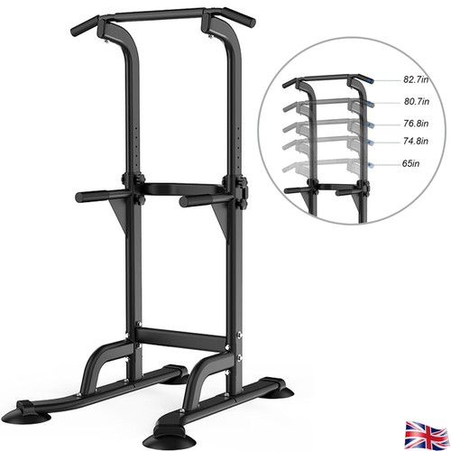 Power tower dip station - power, pull